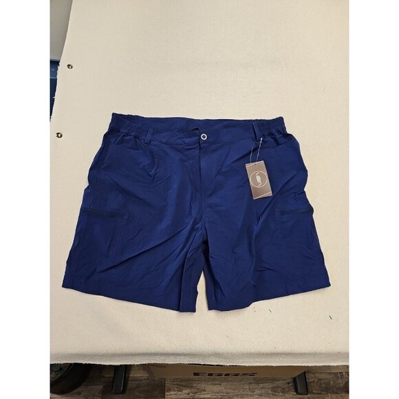 Viddia Womens Cargo Shorts XXL Blue Polyester NEW - Picture 1 of 7